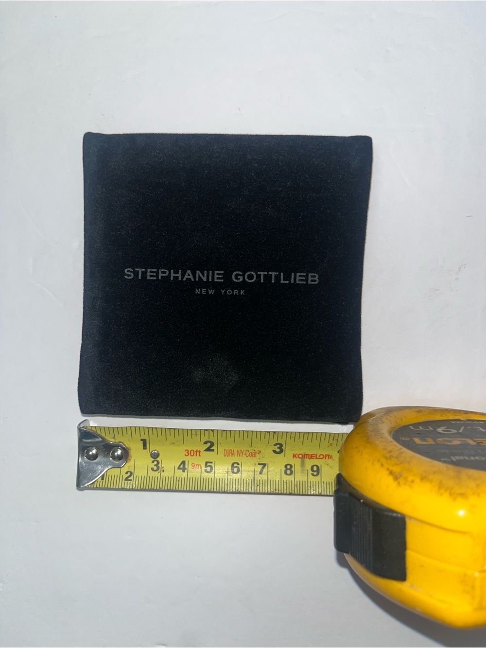 Stephanie Gottlieb Jewelry Pouch Black Velvet